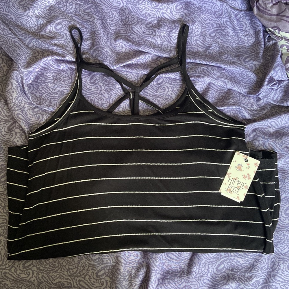 Striped tank top NWT